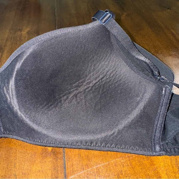 Wacoal Ultimate Side Smoother Wire Free Black Contour Bra 852281 Size 36DD - Picture 6 of 7